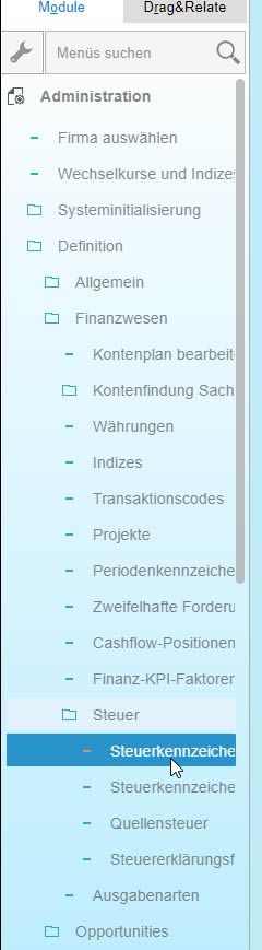 Anpassung der B1 Steuerkennzeichen für die Senkung der MwSt