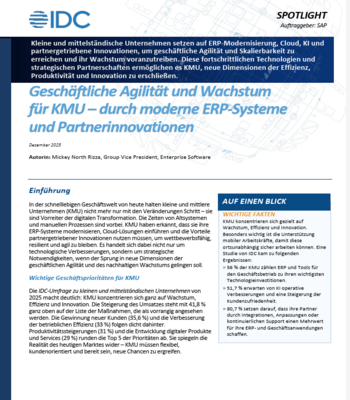 Analystenbericht sichern: IDC Spotlight